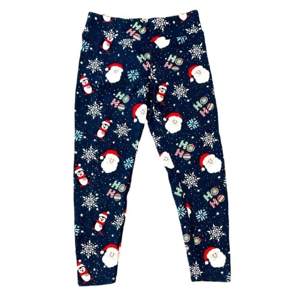 NWOT Size XL (15-17) High Waist Fleece Lined Christmas Holiday Pants